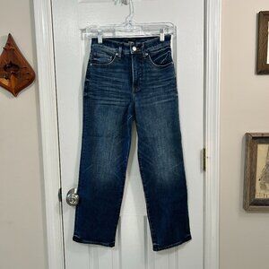 Express Straight Ankle High Rise Hyper Stretch Jean